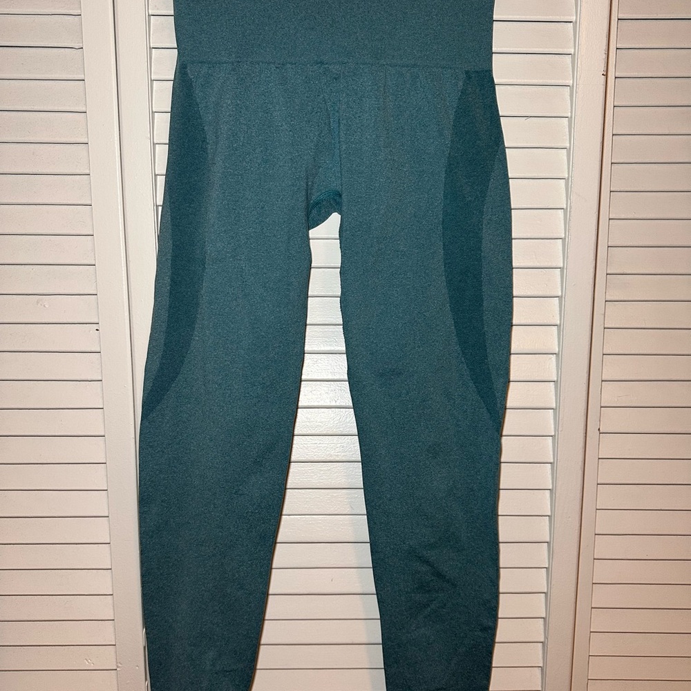 NVGTN High-Waisted Teal Leggings